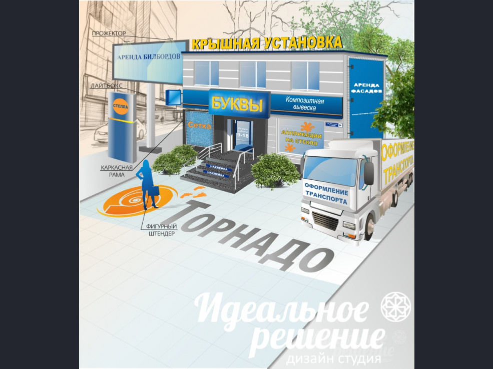 Графический дизайн фотообоев